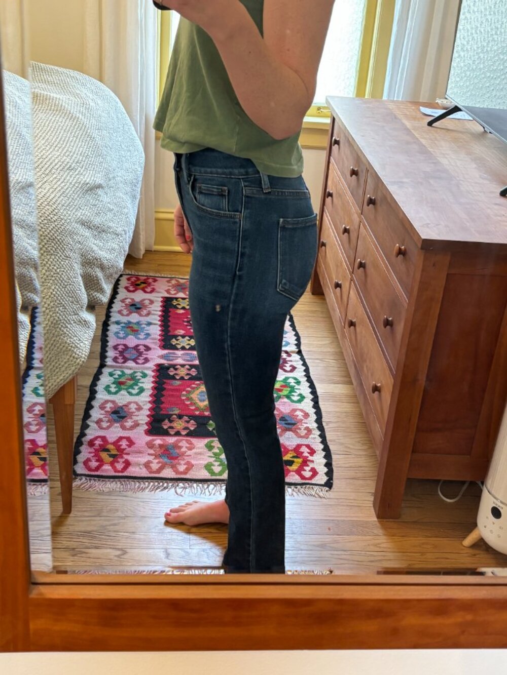 Just Black Denim Skinny Jeans Size 26